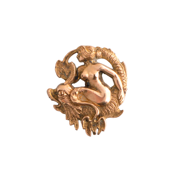 Antique Mermaid Brooch