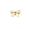 Bohemian Garnet Butterfly Brooch