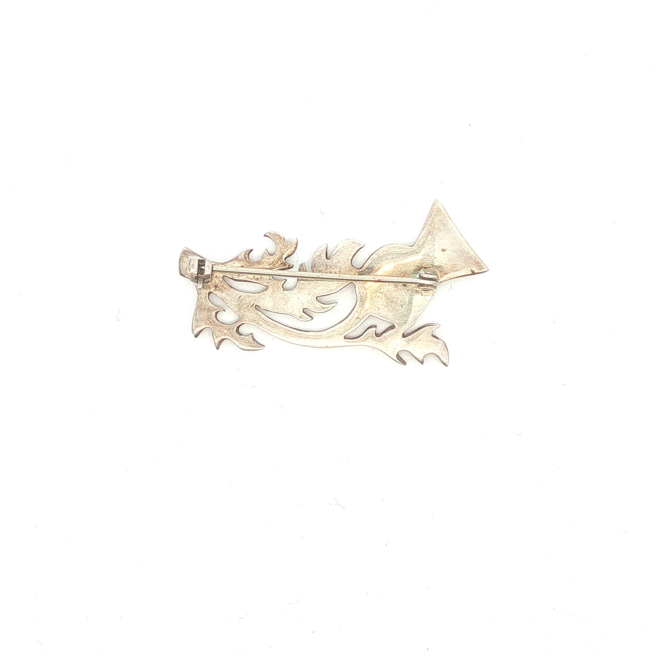 Sterling Silver Scottish Thistle Brooch