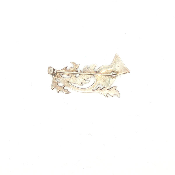 Sterling Silver Scottish Thistle Brooch