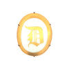Antique D Painted Porcelain Brooch