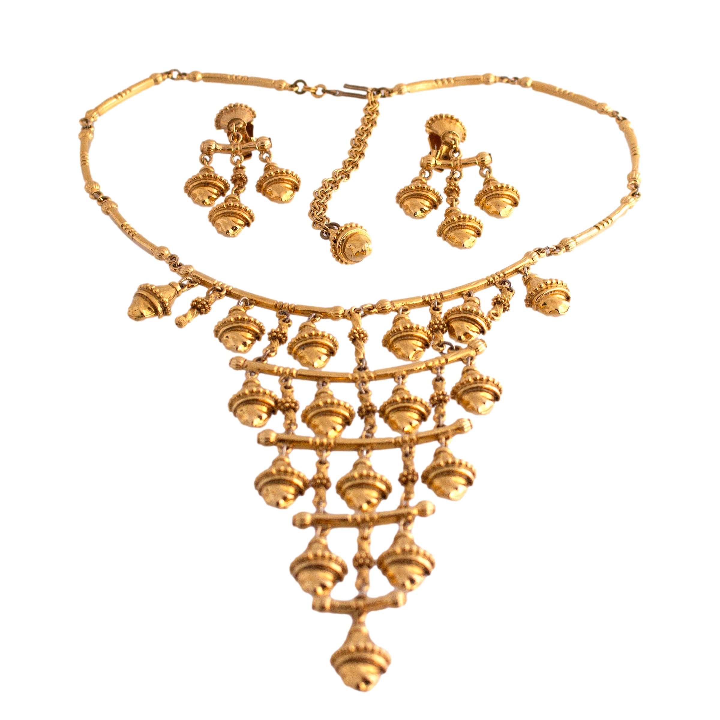 Kenneth Lane Dramatic Necklace and Earring Set