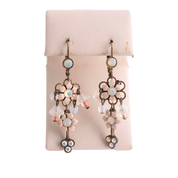 Michal Negrin Floral Bracelet and Earrings Set