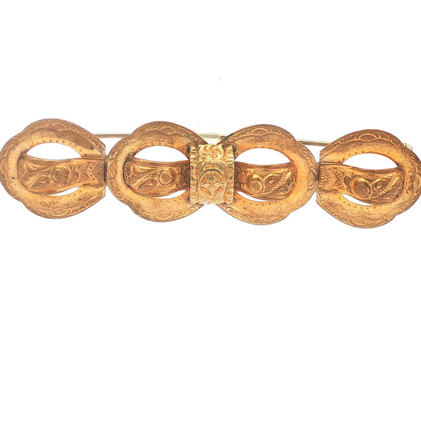 Antique Decorative Bracelet and Brooch Set