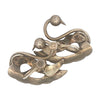 Nino Bisso Hand Wrought Sterling Swan Bracelet and Earring Set