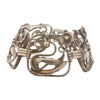 Nino Bisso Hand Wrought Sterling Swan Bracelet and Earring Set