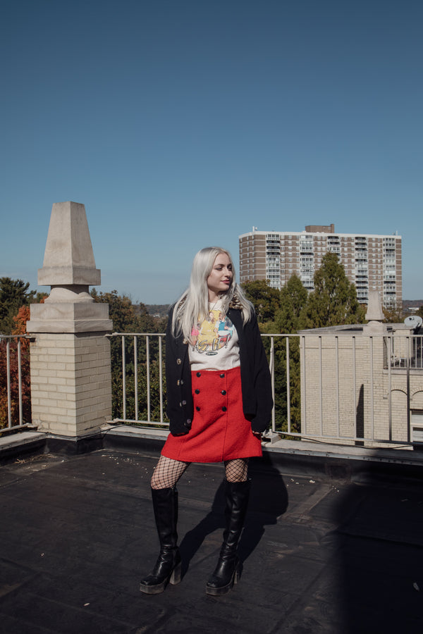 Red Mod Skirt