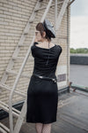 Vintage BCBG Cowl Neck Dress