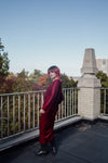 Wine Velvet Maxi Dress by Worthington