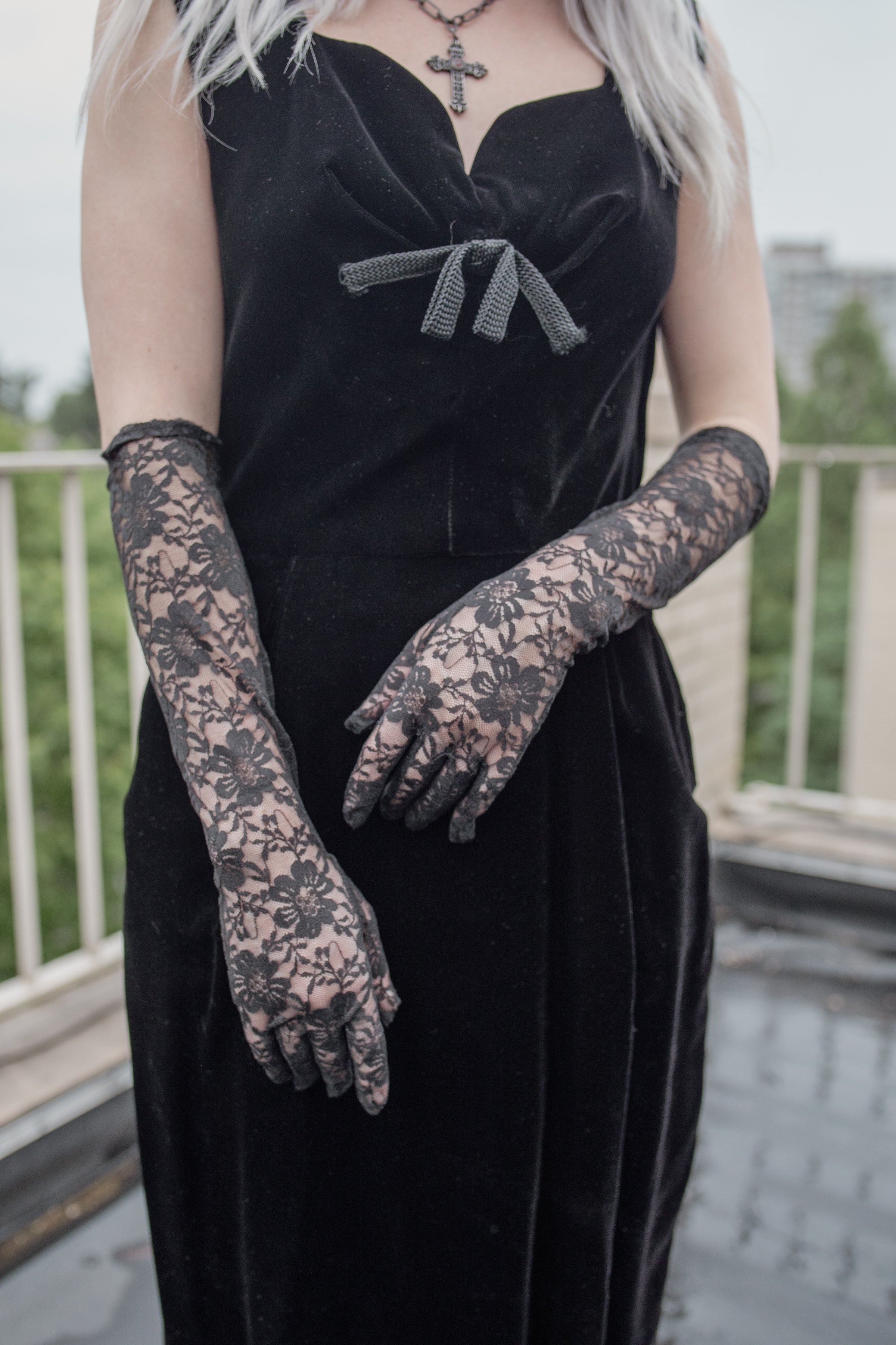 Rembrandt Black Velvet Cocktail Dress