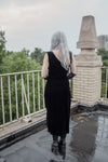 Rembrandt Black Velvet Cocktail Dress