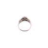 Platinum Diamond Milgrained Engagement Ring