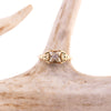 Two Tone Diamond Engagement Ring
