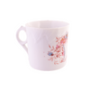 White Floral Think of Me Tea Cup