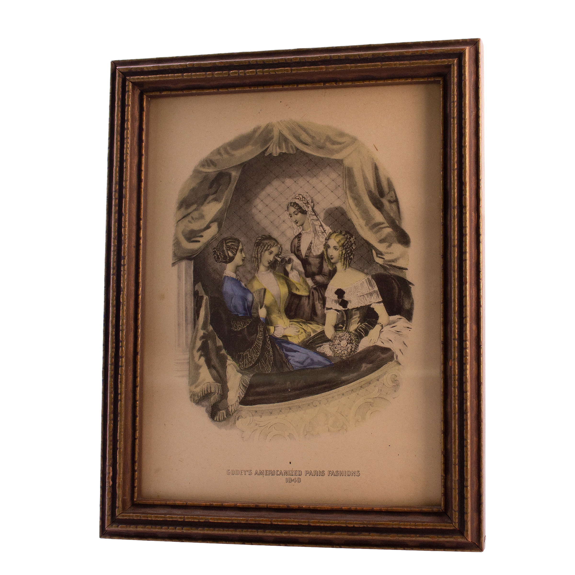 Godey's Americanized Paris Fashions Print