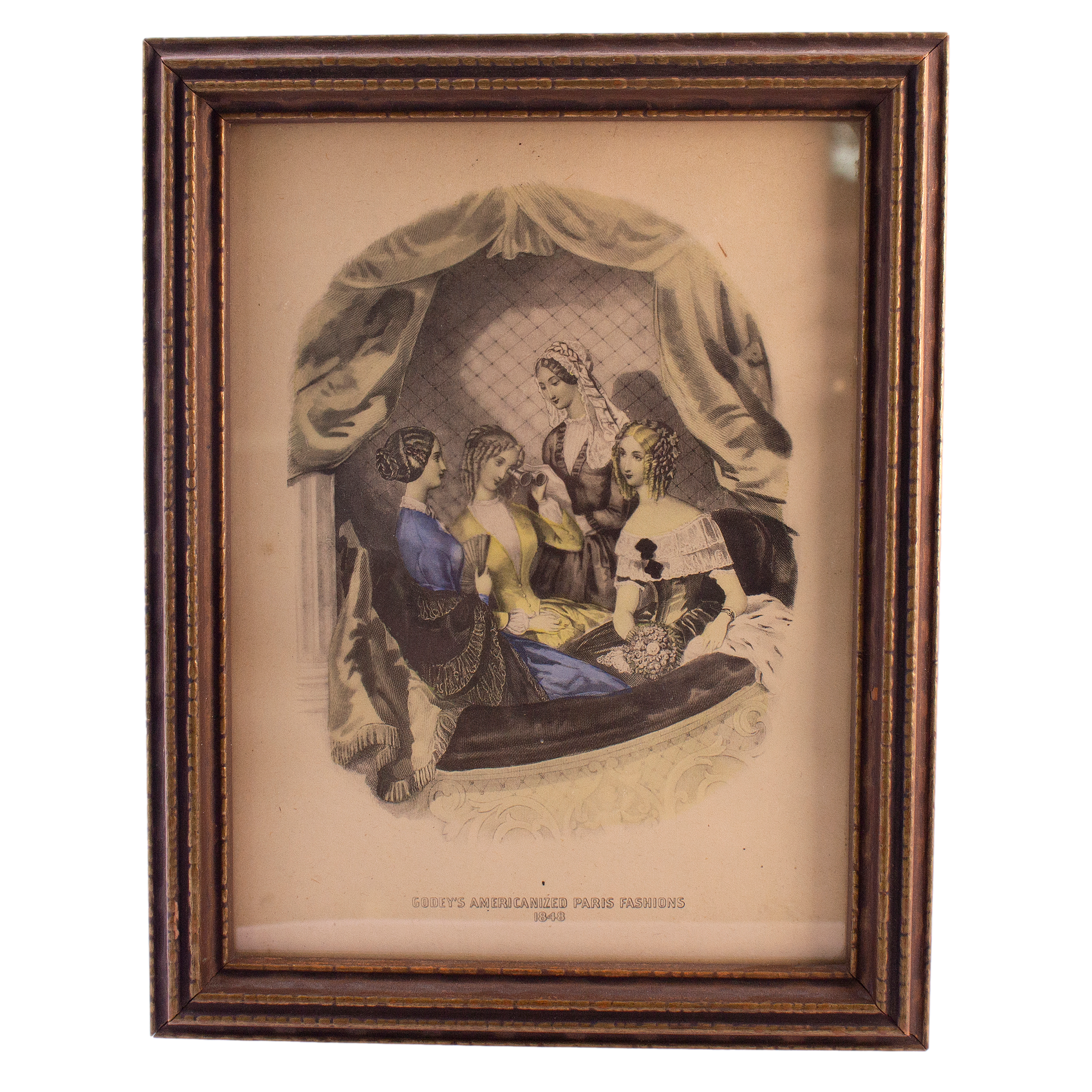 Godey's Americanized Paris Fashions Print