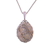 Victorian Silver Engraved Locket on Chain