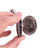 Victorian Silver Engraved Locket on Chain