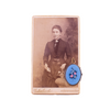 Antique Blue Enamel Floral Locket