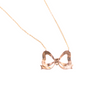 Upcycled Bow Necklace