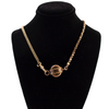 Upcycled Watch Fob and Chain Necklace