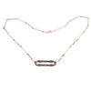 Wrought Iron Link with Vintage Bar Chain