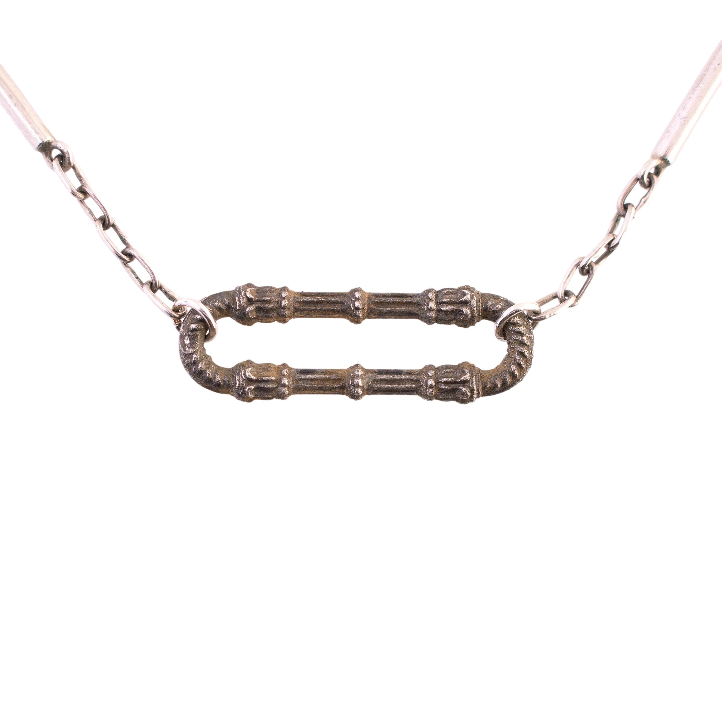 Wrought Iron Link with Vintage Bar Chain